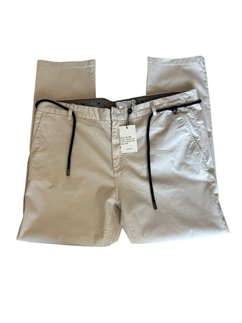 Eleven Paris Chaplin Co Silver Cloud Men’s Slim Leg Pants Size 38 x 30